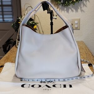 Coach 1941 Bandit 39 86760 White Leather Hobo Bag